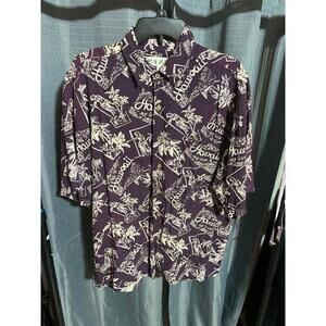 Pazzo Purple Hawiian Shirt